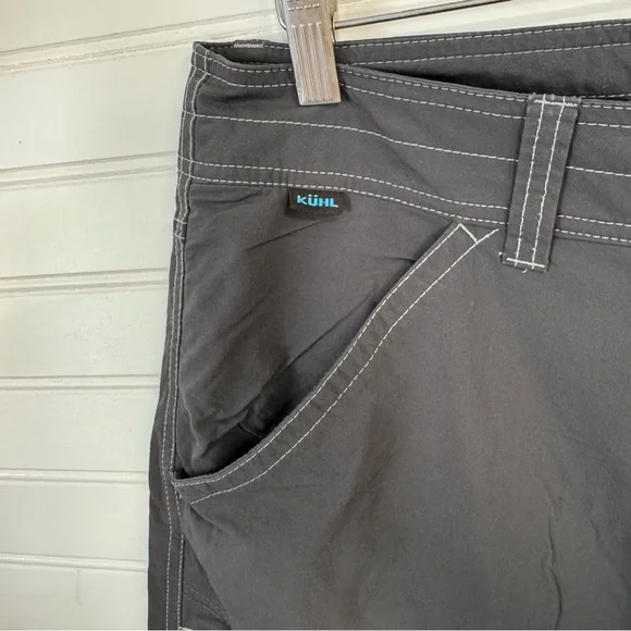 Kuhl Renegade Hiking Shorts Gray Men's Size W34 Rip-Stop Utility Outdoors UPF-50 - Picture 2 of 12